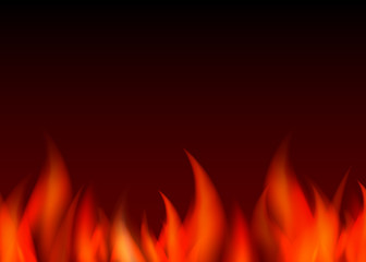 Fire vector background.