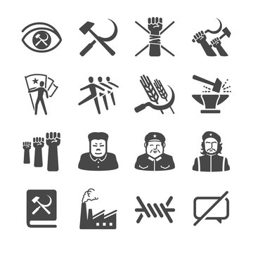 Communism icons