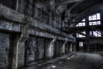 abandoned mine pit trollay repair station