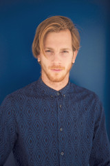 portrait of red-haired young man