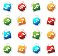 Protecting hands icon