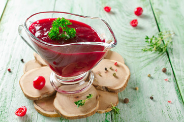 Cranberry sauce for meat