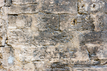 brick  and stone wall background