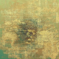 Art vintage background with space for text and different color patterns: yellow (beige); brown; green; gray