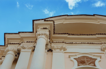  Catholic church in Budslav.Belarus..