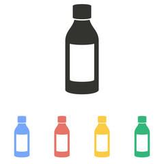 Medicine bottle icon.