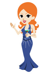 Explaining Cocktail dressed women