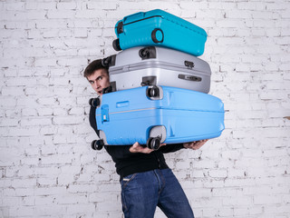 The man with the suitcases
