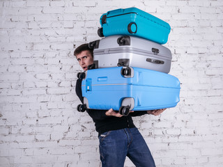The man with the suitcases