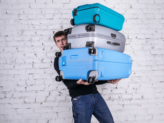 The man with the suitcases