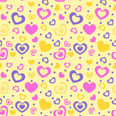 seamless love pattern vector 03