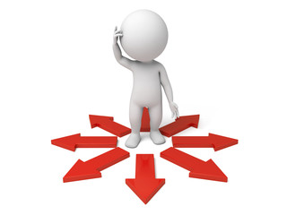 The 3D guy was faced with a fork in the road