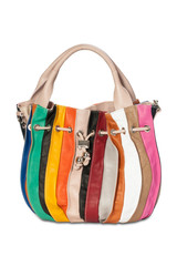 Women's handbag on a white background