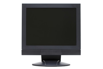 monitor on the white background