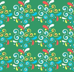 the flower seamless background