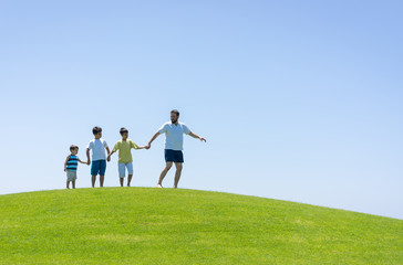 Fototapeta premium The best summer holiday family vacation