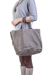 woman with handbag