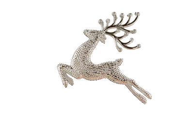 Reindeer ornament with clipping path