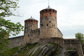 Fototapeta na wymiar Burg Olavinlinna in Savonlinna, Finnland