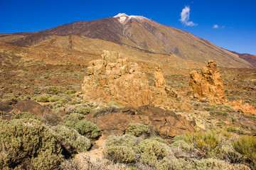 Volcano Pico del Teide, Teide National Park, Tenerife, Canary Islands, Spain