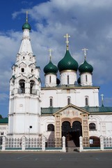 Elijah the Prophet church in Yaroslavl, Russia. UNESCO World Heritage Site.