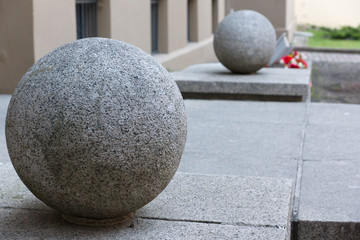 granite full-sphere at an input