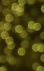 Abstract soft bokeh blur circles on a pretty pink gradient Defocused Lights Background Light yellow gold