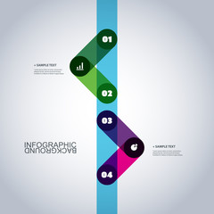 Modern Business Infographic Template - Minimal Timeline Design