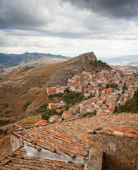 View of Troina, Sicily