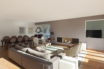 Interior, comfortable living room