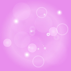 Sparkle circles abstract vector background illustration. Abstract shiny glitters, Pink texture with round elements. Monochrome backdrop.
