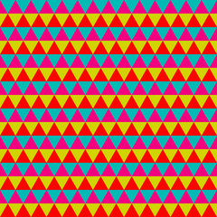 Abstract colorful geometric seamless pattern