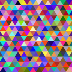 Fototapeta premium Abstrakcjonistyczny stubarwny geometryczny bezszwowy wzór