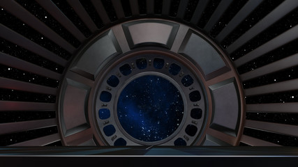 Space environment, ready for comp of your characters.