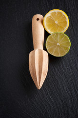 Wooden lemon or citrus reamer