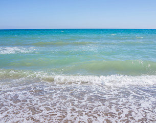 Enjoying on perfect grass field