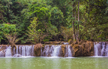 Tee lor su waterfall, in Thailand