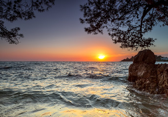 Obraz premium Sunset Croatia