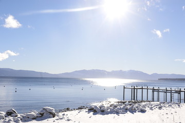 Travel: Lake Tahoe - fresh snow on the ground