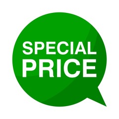 Green Speech Bubble special price