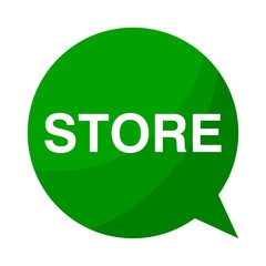 Green Speech Bubble store