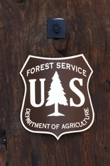 Nature: US Forest Service sign