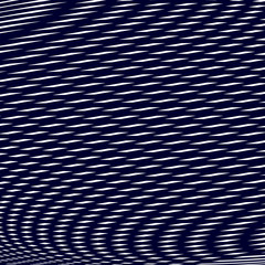 Fototapeta premium Moire style, optical vector pattern, motion effect tile. Decorat