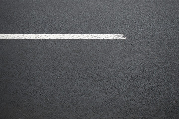 Asphalt surface of the road