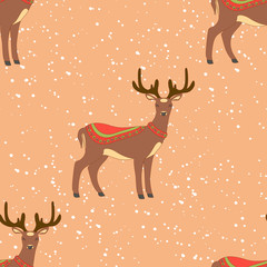 Christmas seamless pattern.