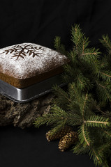 Christmas ginger-honey cake   