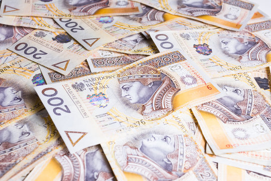 Wallpaper of Polish money - Polish zloty — Photo by djedzura