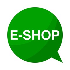 Green Speech Bubble e shop