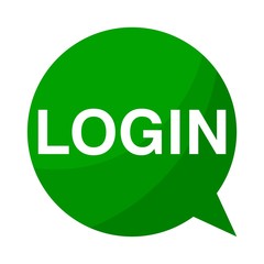 Green Speech Bubble login