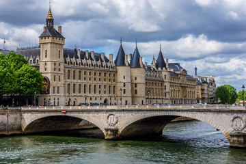 Fototapeta premium Castle Conciergerie - former royal palace and prison. Paris.